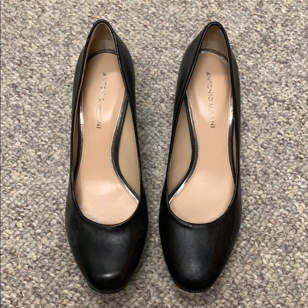 Black Antonio Milani heels